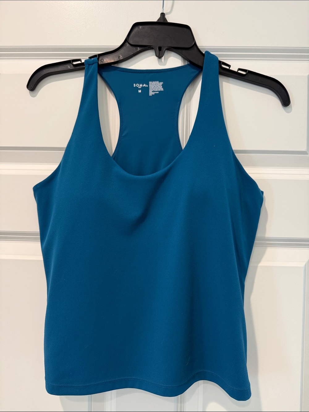 Soma Teal Blue Racerback Tank Top